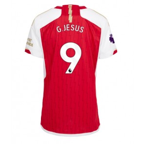 Arsenal Gabriel Jesus #9 Koszulka Podstawowych Kobiety 2023-24 Krótki Rękaw